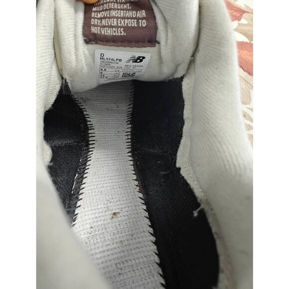 Size 9.5 - New Balance 574 Leather Dark Brown - Picture 7 of 7